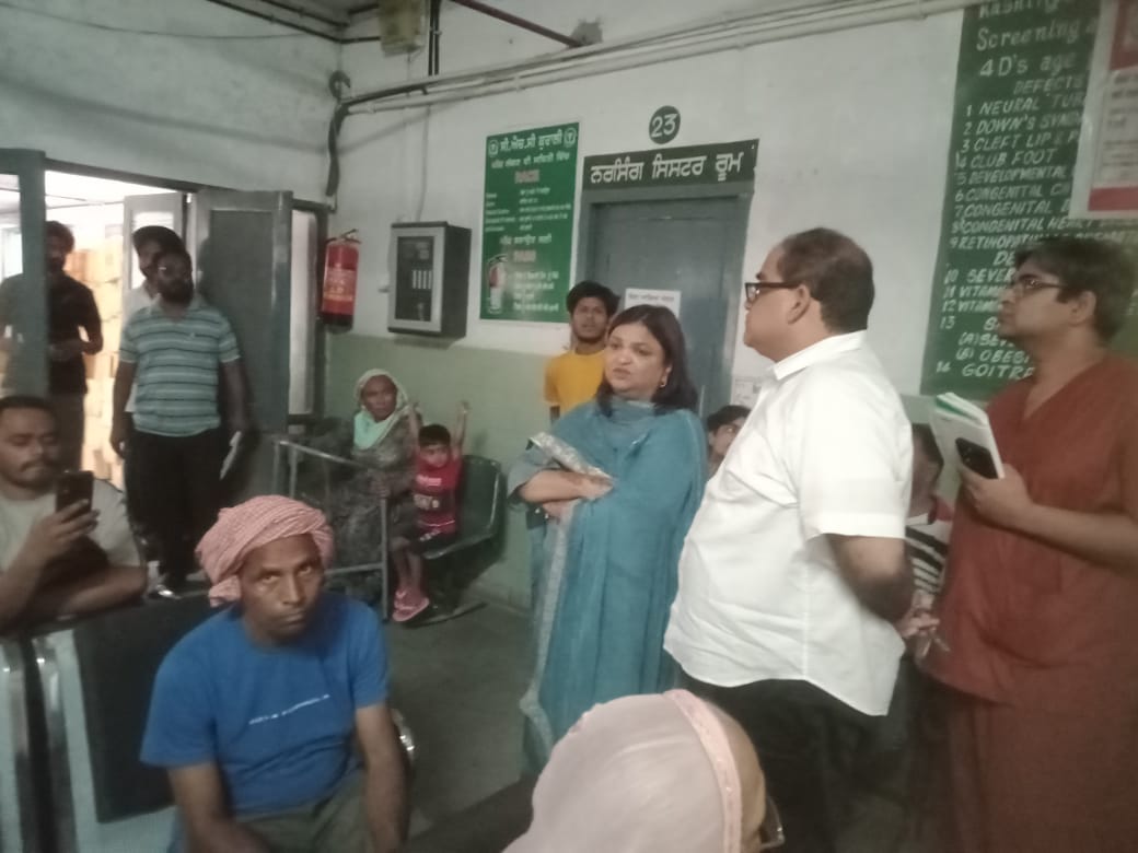 Civil Surgeon Dr. Sangeeta Jain visits Government Hospital, Kurali.